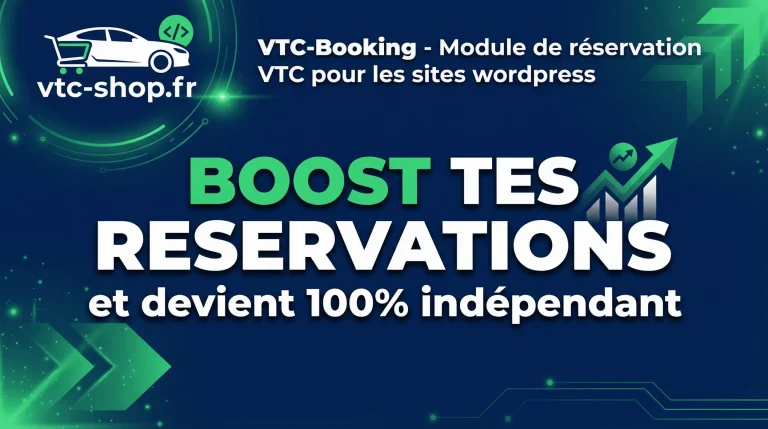 VTC Booking : le plugin de réservation WordPress qui libère les chauffeurs VTC